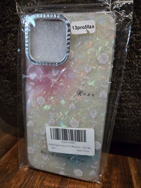 Rose Iridescent Phone Case for iPhone 13 Pro Max